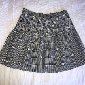 Mini Gingham zipper down skirt 💫